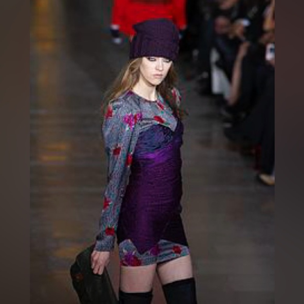 Jill Stuart 2010 Fall/Winter Show Patchwork Flora… - image 2